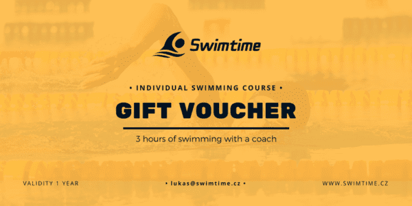 Gift voucher for 3 hours individual swimming course